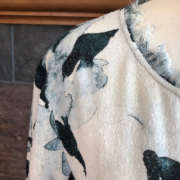 Raquel Allegra Floral Silk Maxi Dress Drawstring 1 - Picture 4 of 8